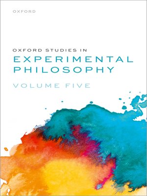 cover image of Oxford Studies in Experimental Philosophy